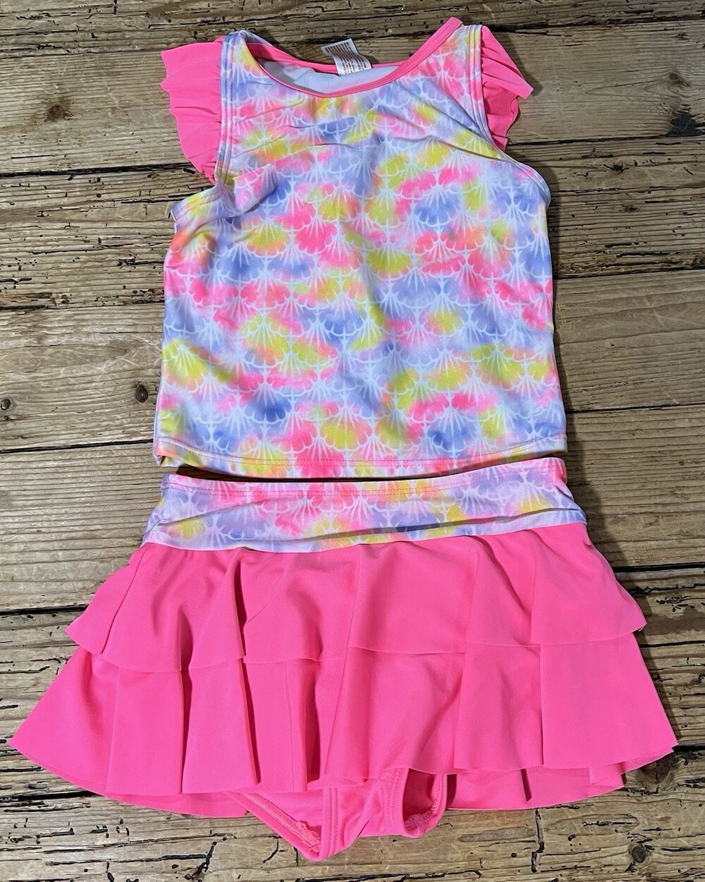 Cat & Jack Girl's Size 6x Multicolor Swimsuit NWOT